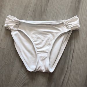 White bikini bottoms